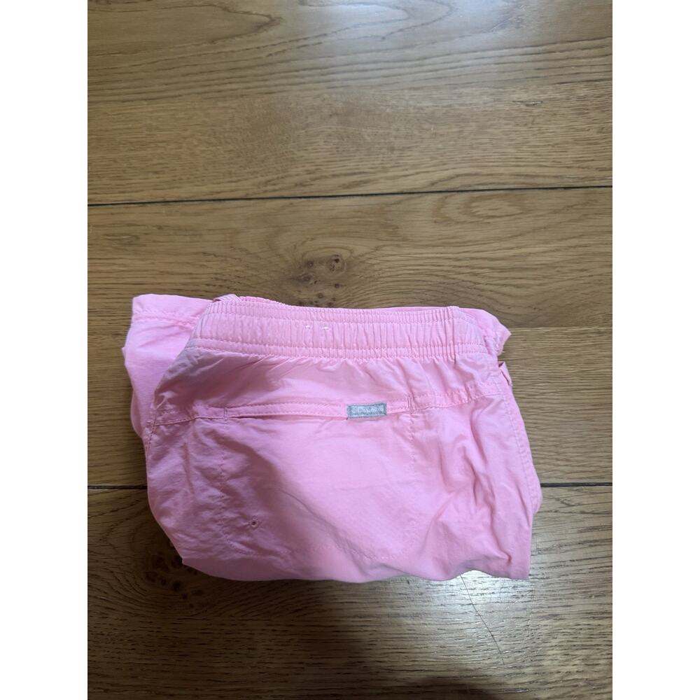 Columbia Women Size Medium Pink Pull On Athletic Shorts Nylon Preppy Athleisure - Picture 13 of 15